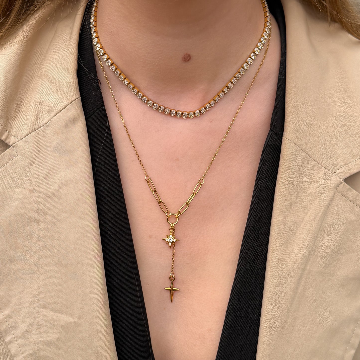 Celeste Tennis Necklace