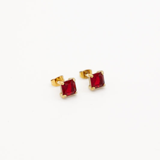 Nova Studs Red